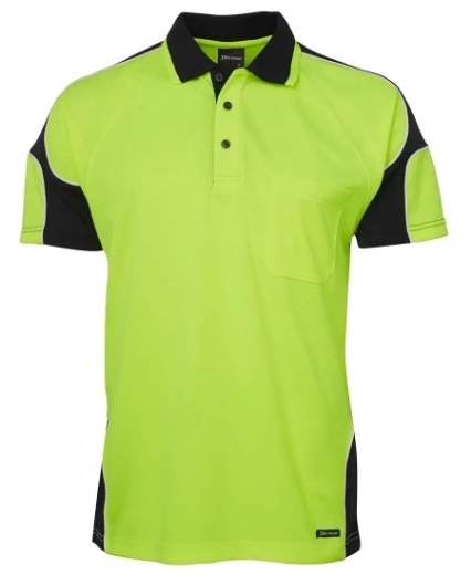 Picture of JB's Wear, HV S/S Arm Panel Polo